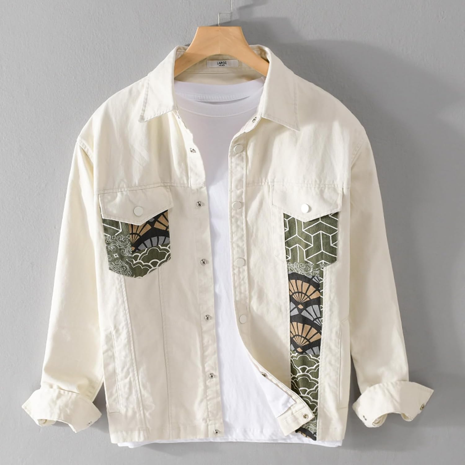 Men's 100% Cotton Thickened Jackets Casual Fashion Comfortable Outerwear Thick Jacket For Men