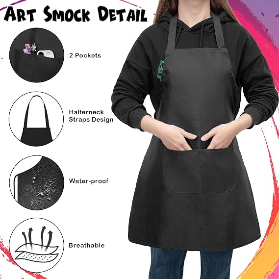 VOCHIC Sip and Paint Kit for Adult,2 Pack Pre Drawn Canvas Couple Painting Kit Date Night Couples Paint Art Set with Outline Canvas Polar Night Sky Valentine (8 x 10 Inches)