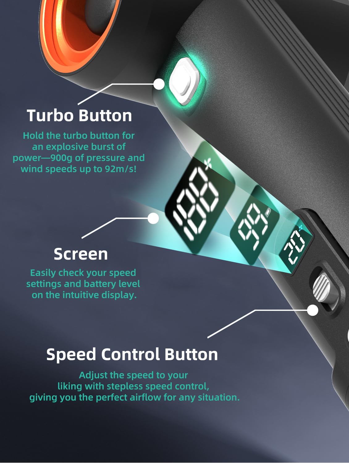 Kica Air nozzle for JetFan Max, precise airflow nozzle, durable and