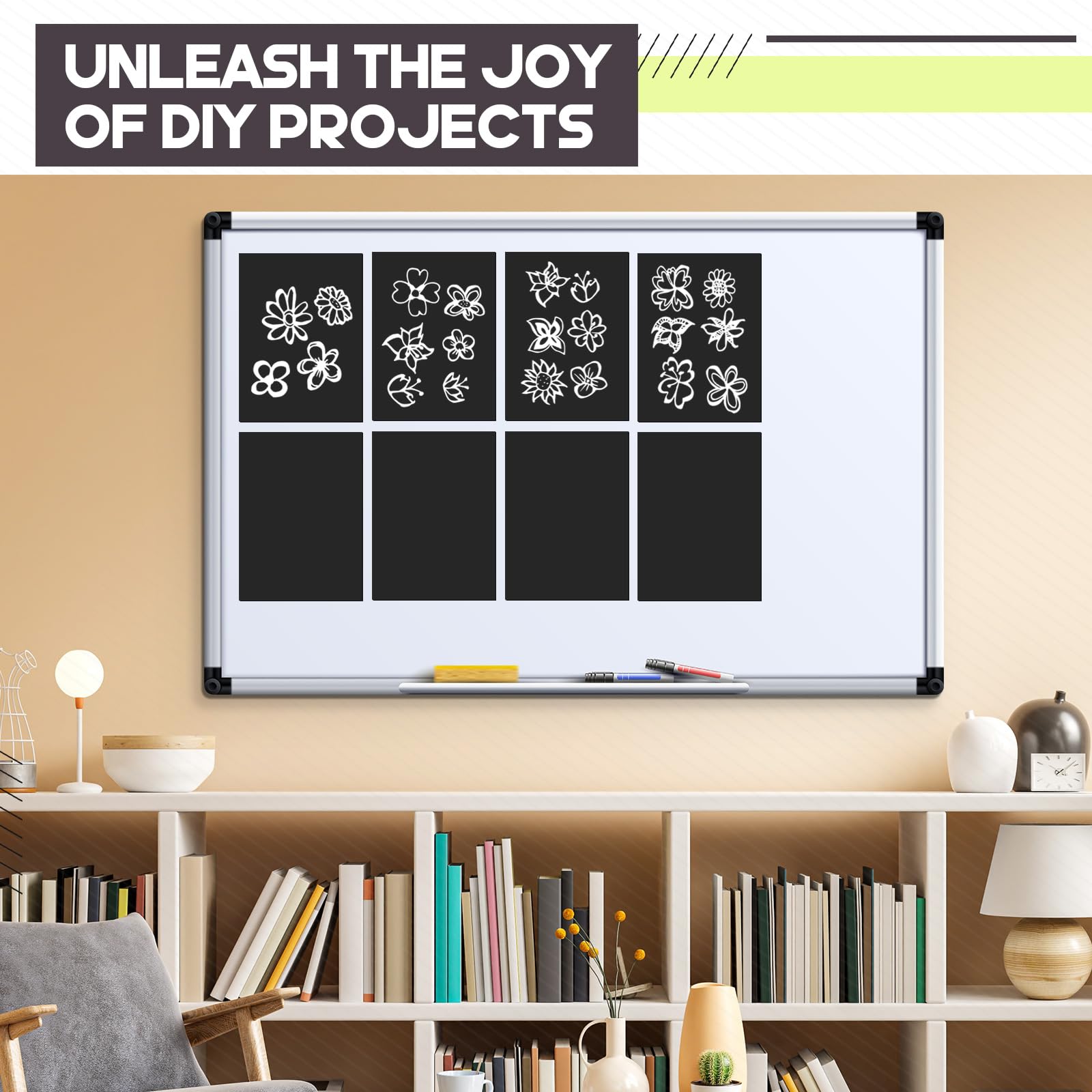 30 hojas magnéticas no adhesivas de 5 x 7 pulgadas, hojas magnéticas flexibles para manualidades, álbumes de recortes, fotografía, fácil de organizar y cortar