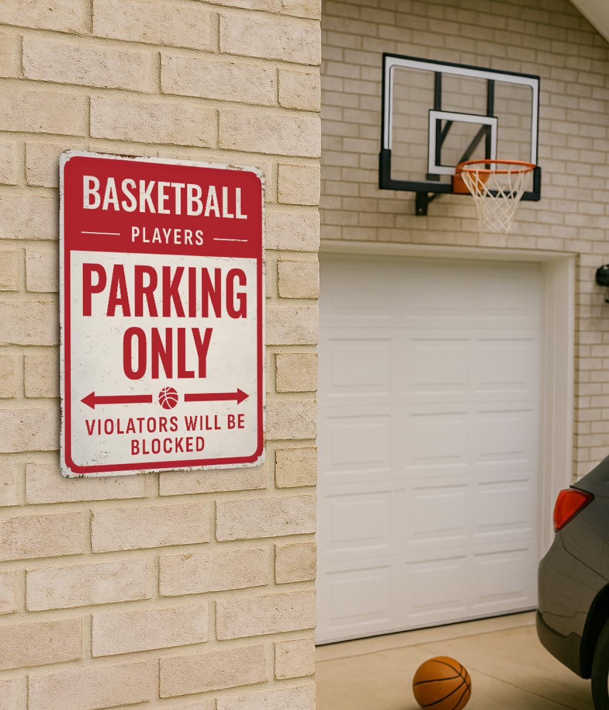 Basketball Room Decor Sign – Funny Basketball Wall Decor for Boys Bedroom, Gifts for Boys 8-12,Teen Room or Game, Birthday or Christmas Gift for Kids or Teens by Opix Design image 3