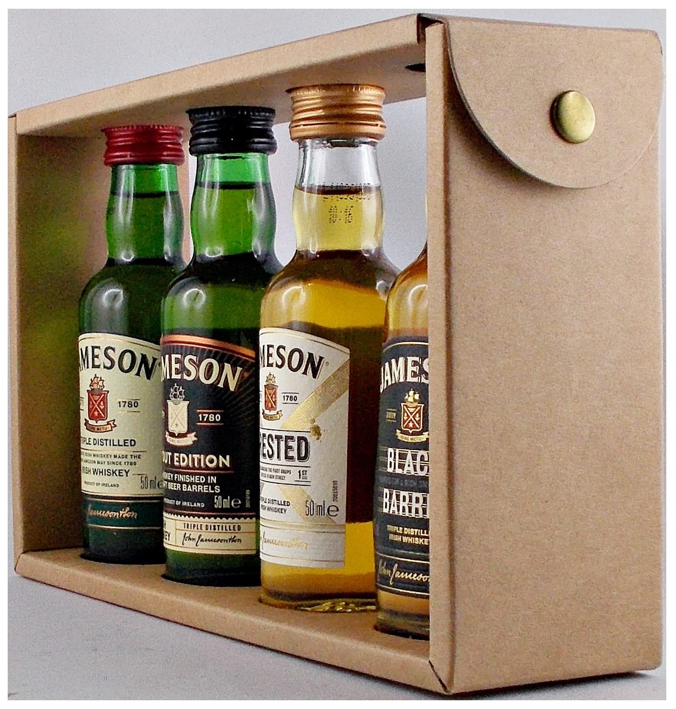 JAMESON MINIATUR COLLECTION 4X 50ML IRISCHER WHISKEY & Edelschokoladen
