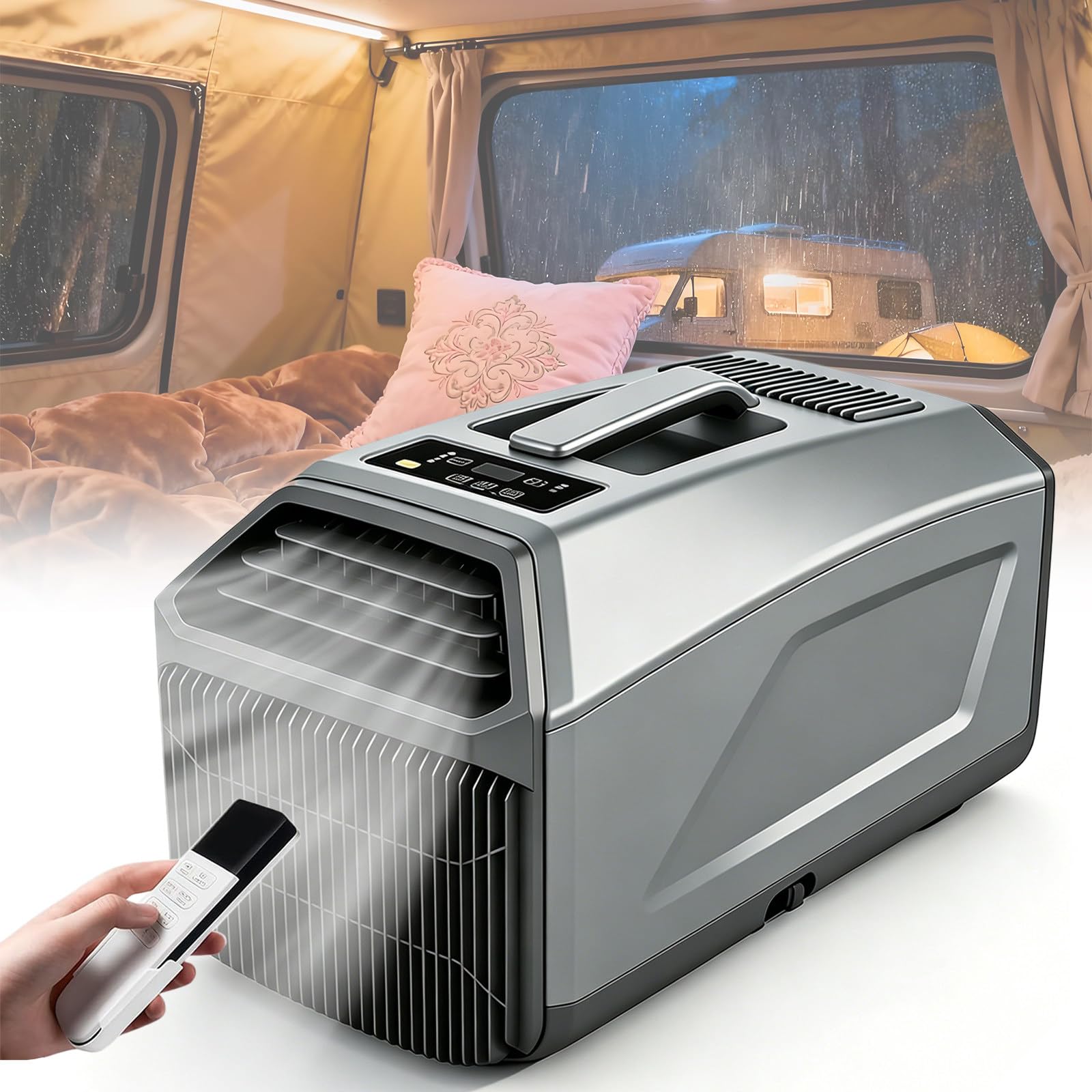 Lunauemaya Portable AC Unit for Tents & Camping, Mobile Spot Cooler 5100BTU