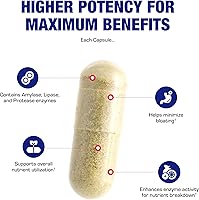 Vista 7 de Enzimas multidigestivas con suplemento de bilis de buey - Suplemento de digestión de fuerza clínica con enzimas pancreáticas pancreáticas