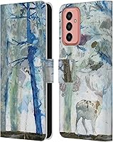 Vista 9 de Head Case Designs Officially Licensed Wyanne Half Light Nature 2 Leather Wallet Case Compatible with Samsung Galaxy M13 (2022)