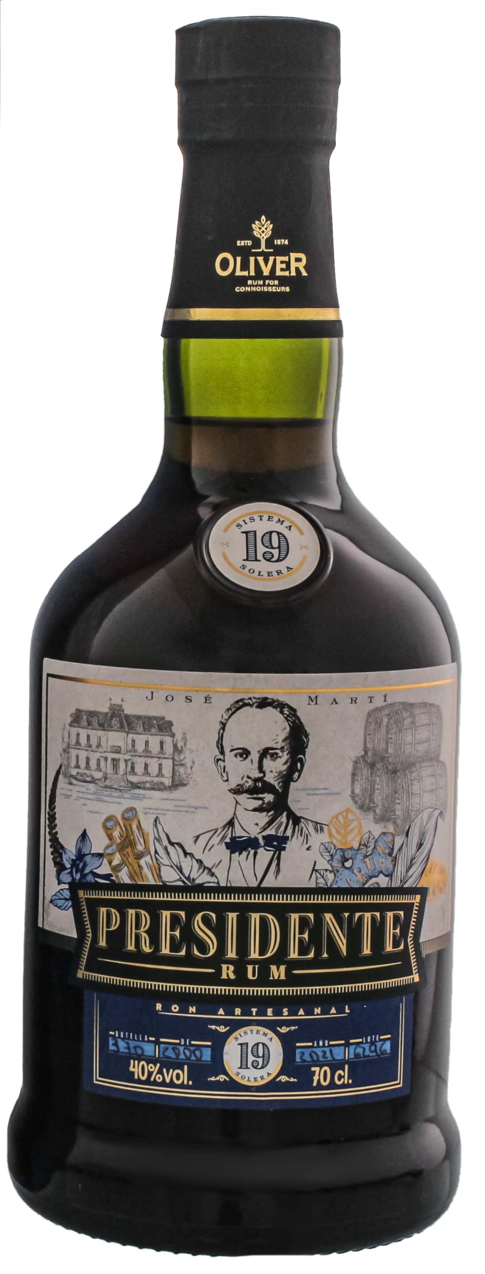 Presidente I Rum 19YO I 700 ml Flasche I 40% Volume