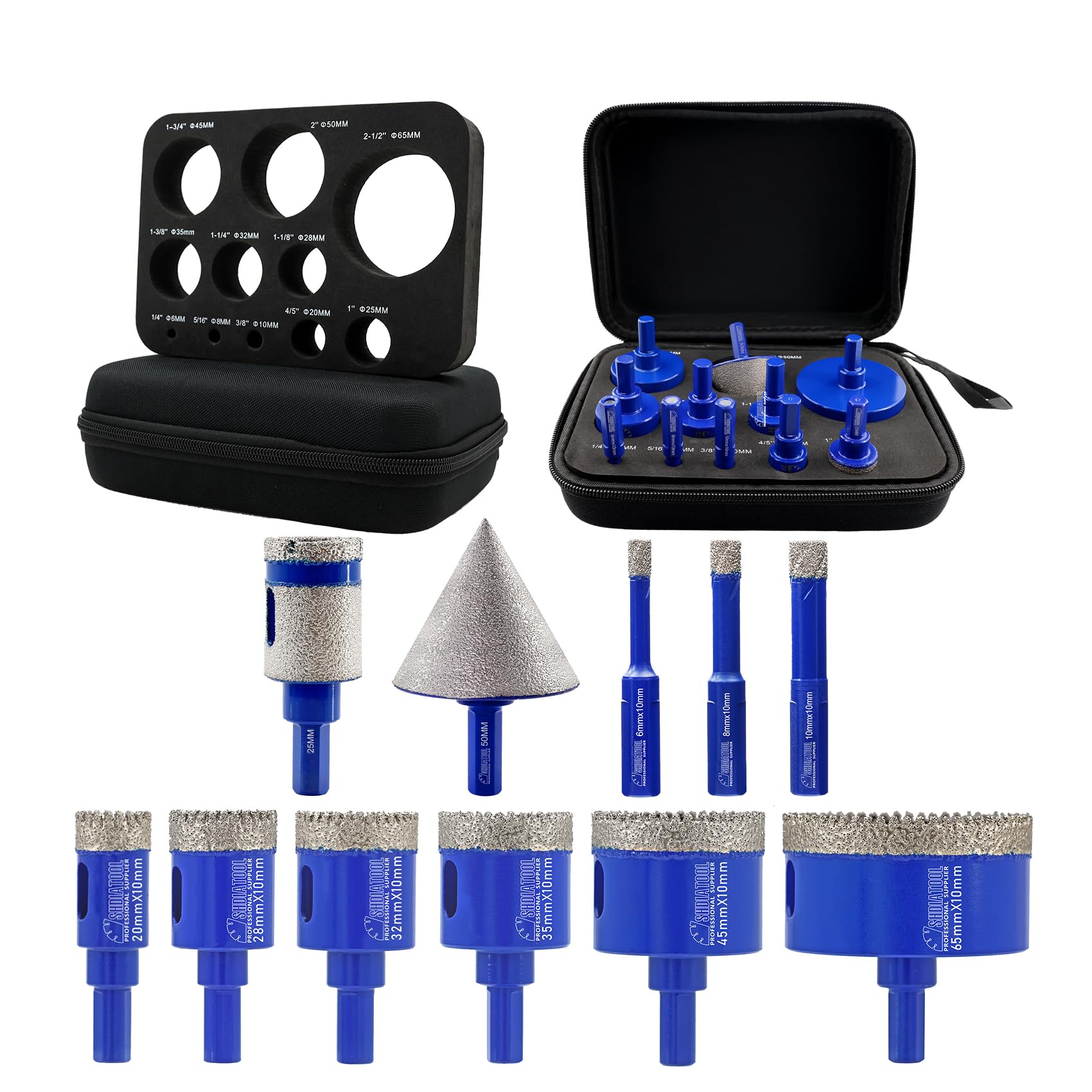 Forets Diamantés Pour Carotteuse, Outil De Coupe Pour Carreau Avec Filetage M14 Pour Carreau De