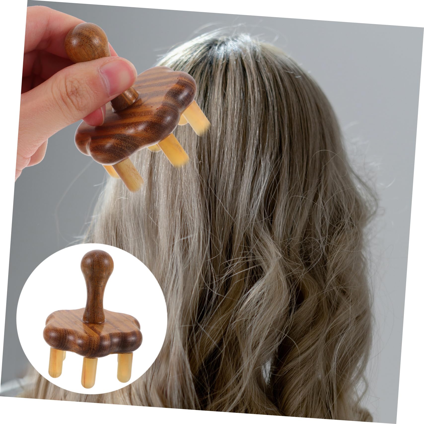 COLLBATH Massagekamm Für Kopfhaut Stressmassage-tool Massagegerät Für Kopfhaut Handheld-massage-werkzeug Antistatisches Design Durchblutungsförderung Geschenkidee Für