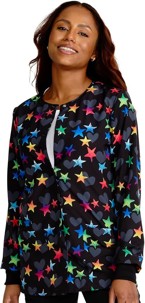 Cherokee women's warm up scrubs jacket Clearance