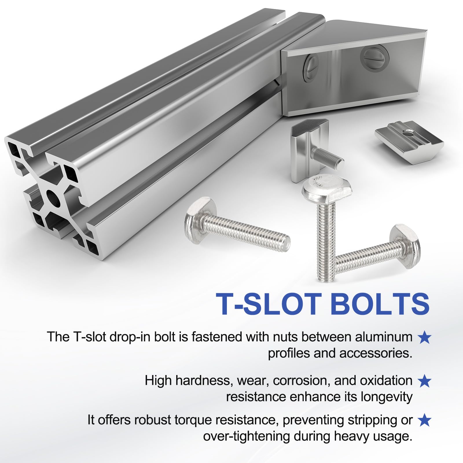 PATIKIL M6 x 30 mm T Slot Bolts - Image 4