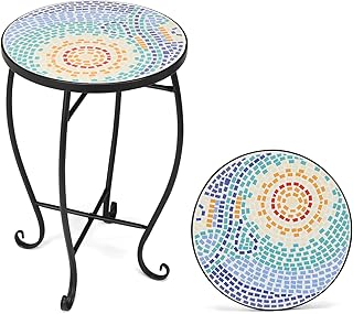 VINGLI Mosaic Accent Table, 14