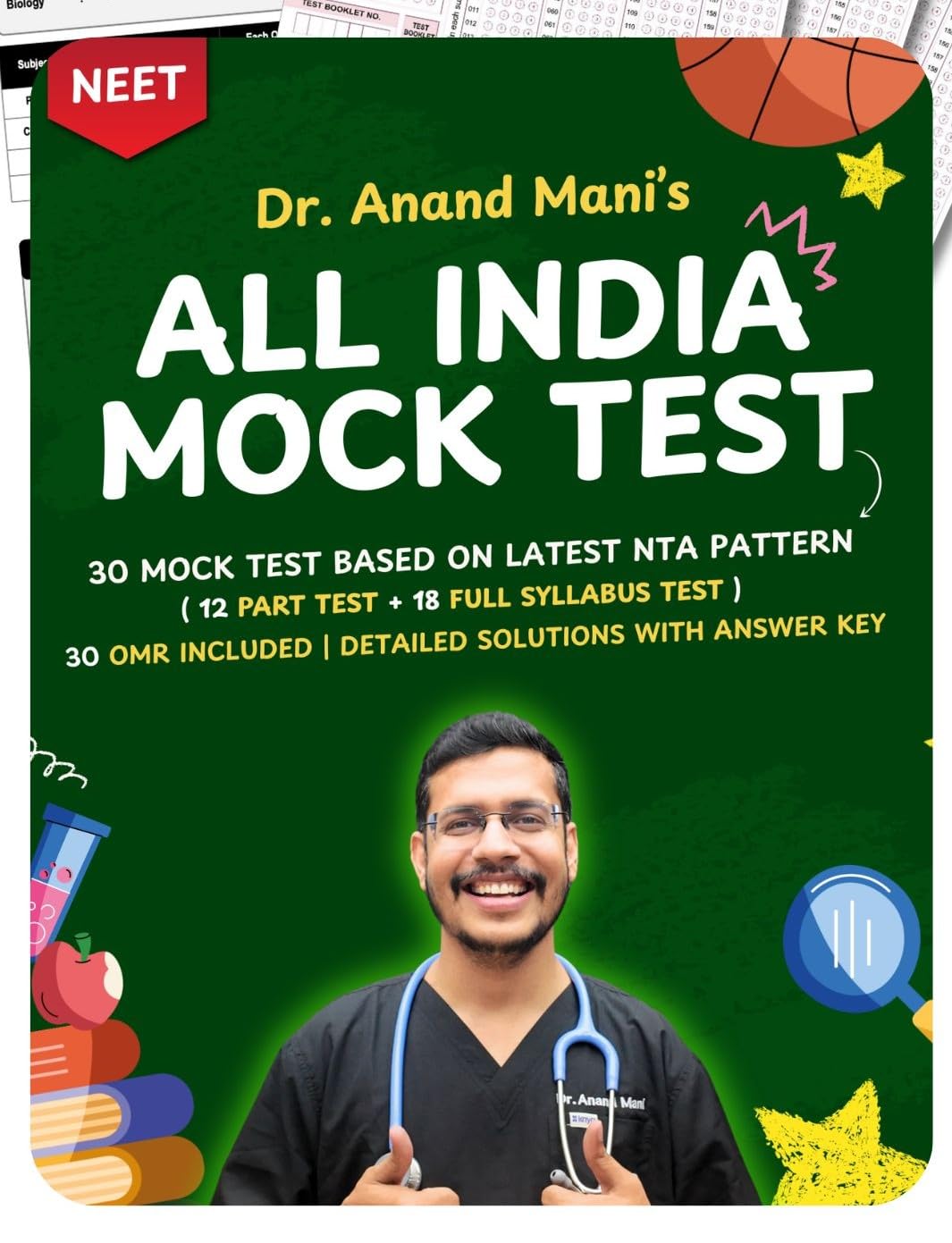 Buy All India Mock Test For NEET 2026 UG Exam | Physics, Chemistry ...