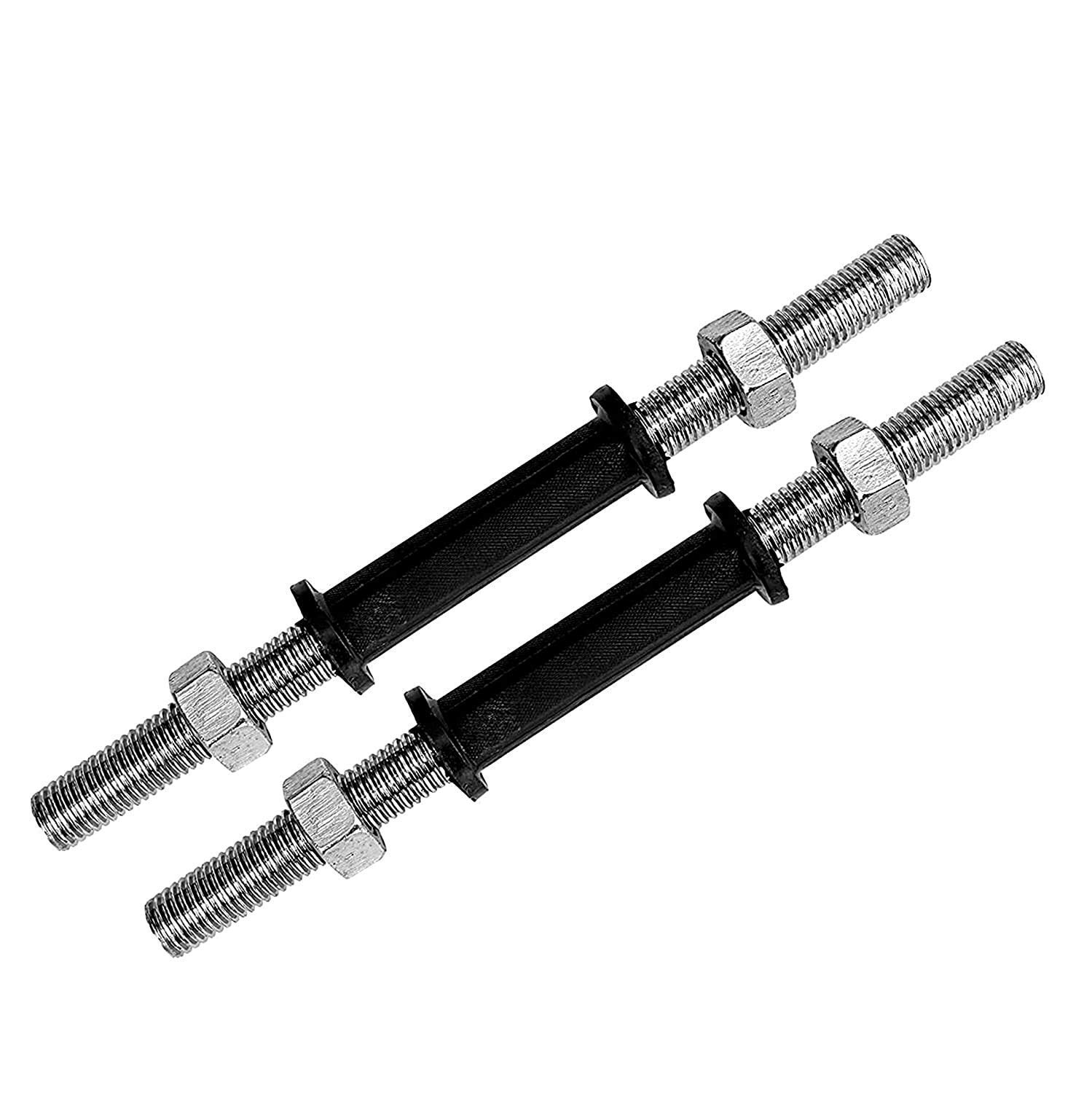 SX Fitness Dumbbell Rod 14 Inches with 4 Iron Nuts for Weight Lifting Exercise & Fitness Gym Equipment for Home Gym Workout (B08VGC54XM) Amazon Price History, Amazon Price Tracker