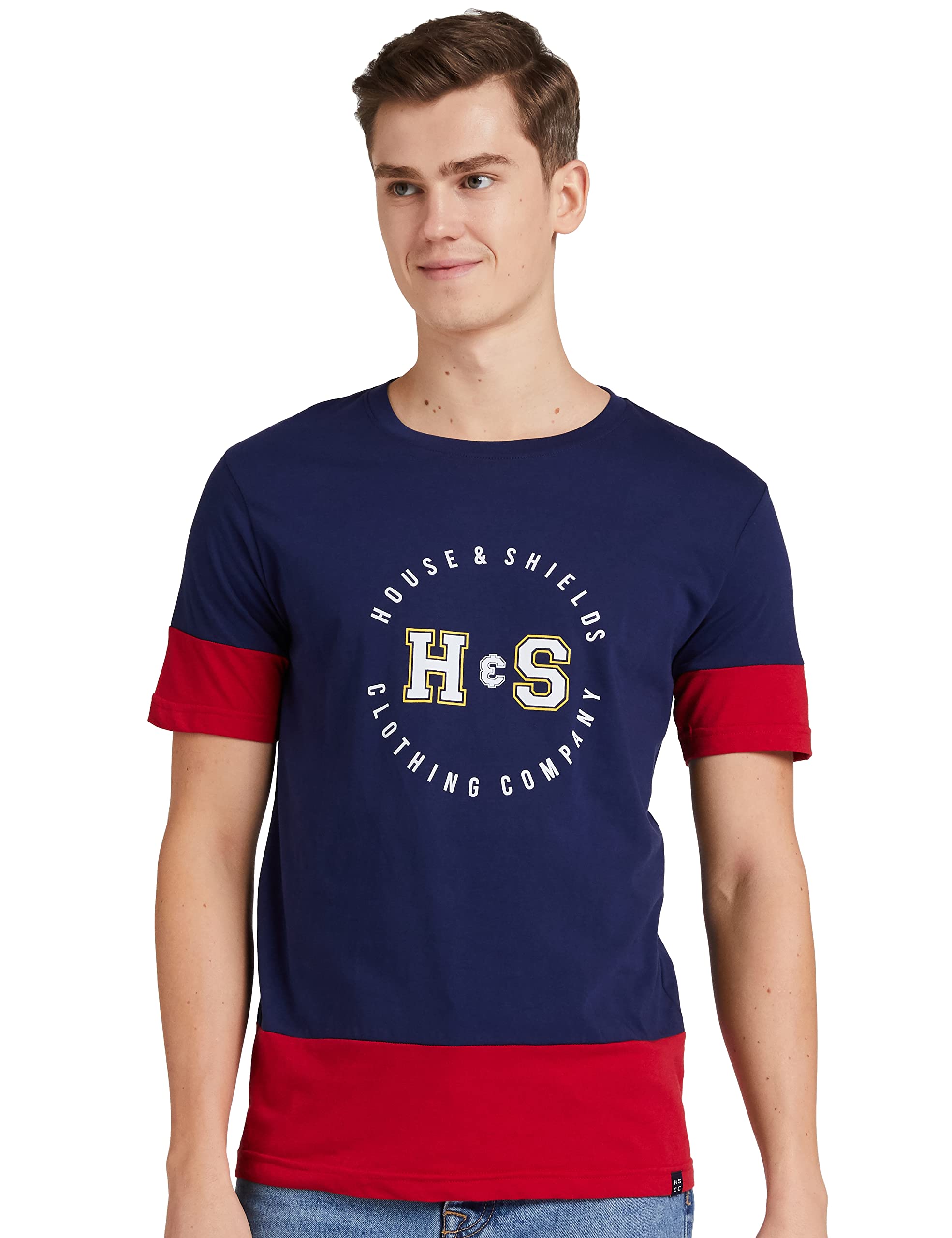 Amazon Brand - House & ShieldsMen's Regular T-Shirt