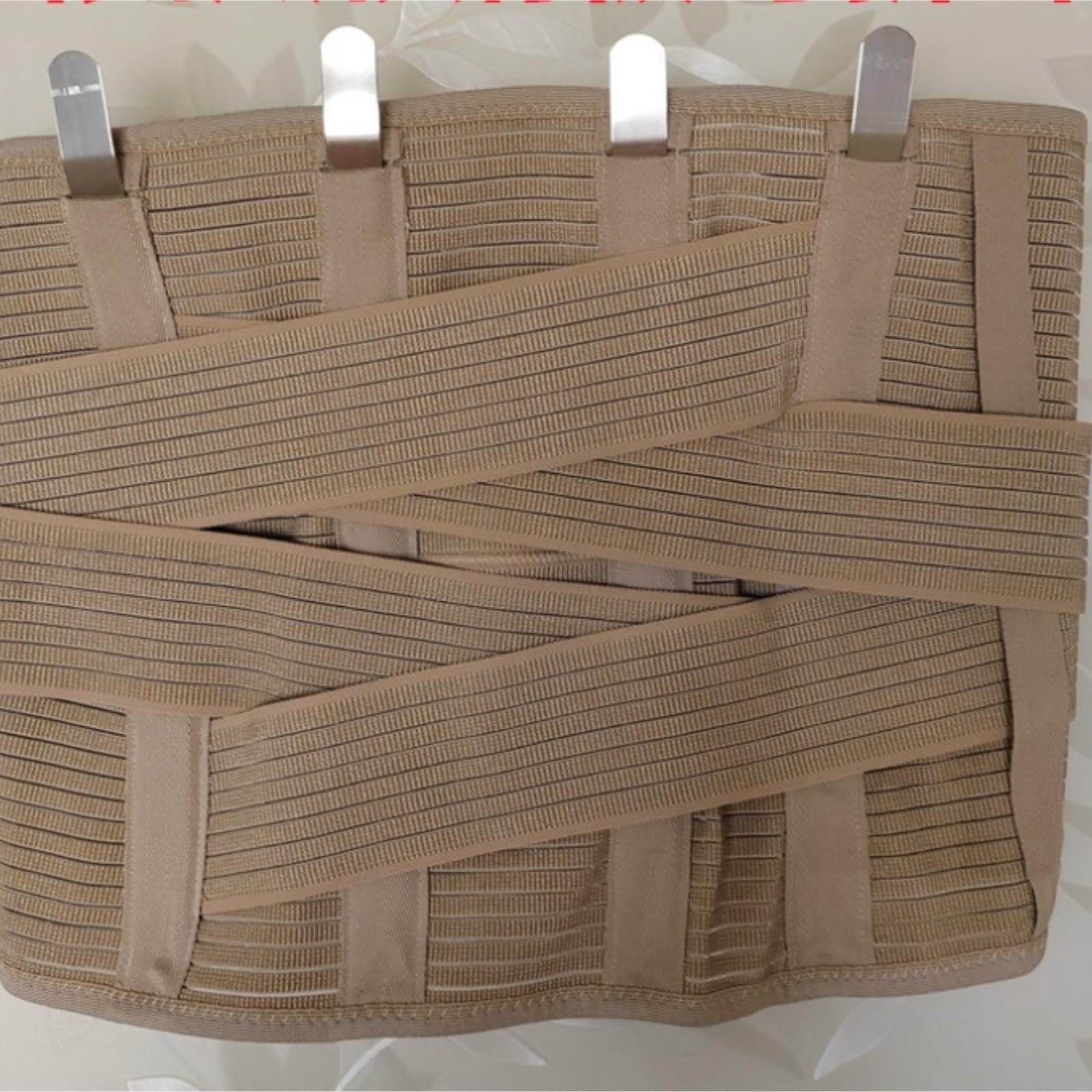 Faja Lumbar Corrector De Postura De Cintura Y Espalda con Soporte Lumbar Transpirable Y Faja Ancha Cinturón Apoyo Lumbar(M)