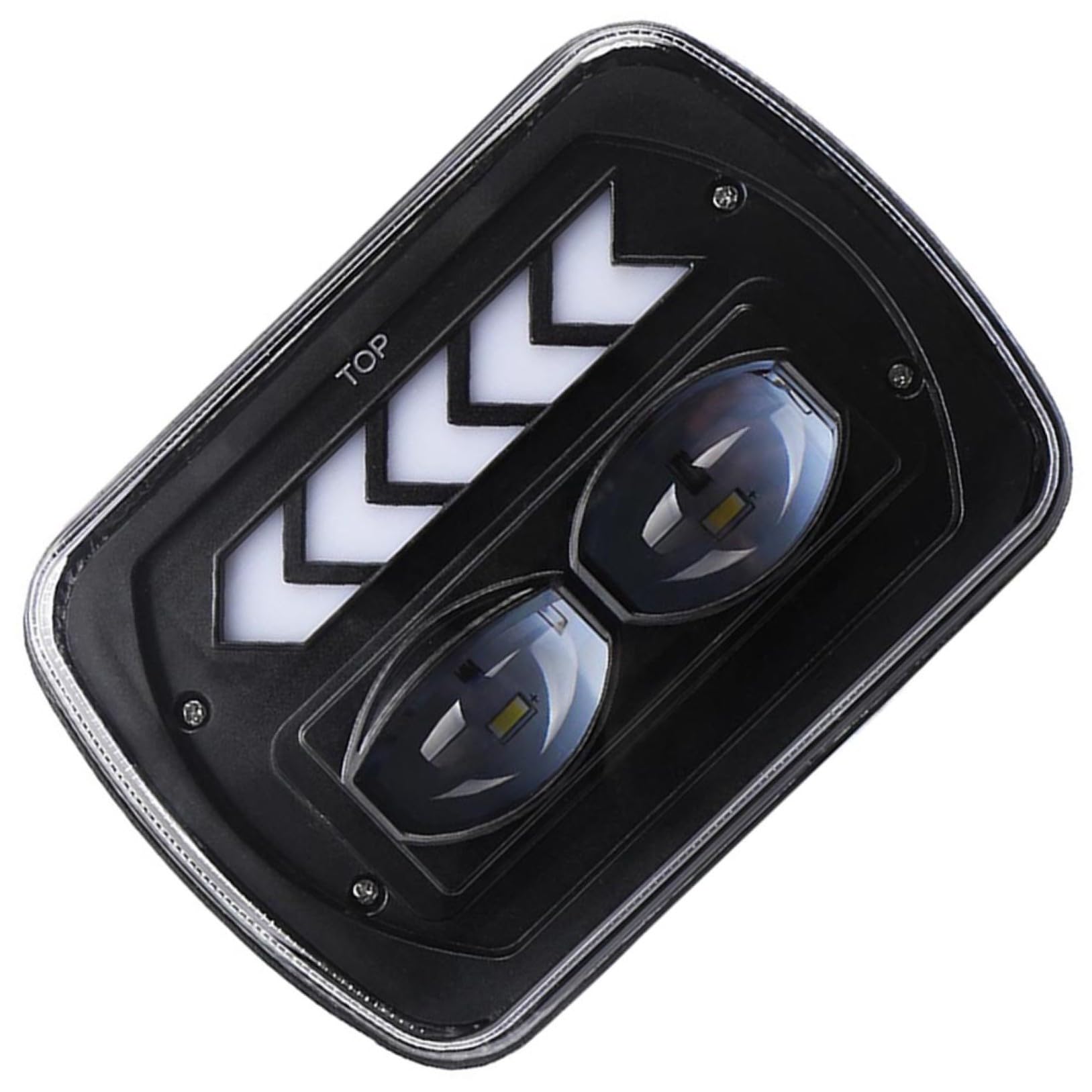Alipis Faro Delantero LED 5x7 para Suv, Luz de Cruce y Carretera Intermitente Secuencial, Ip67, Aleación de Aluminio