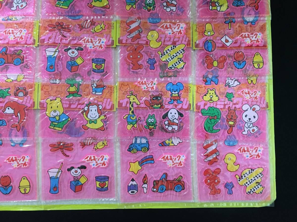 Amazon | イルミックシール 24付 台紙 ラブシール ファンシー 駄菓子屋