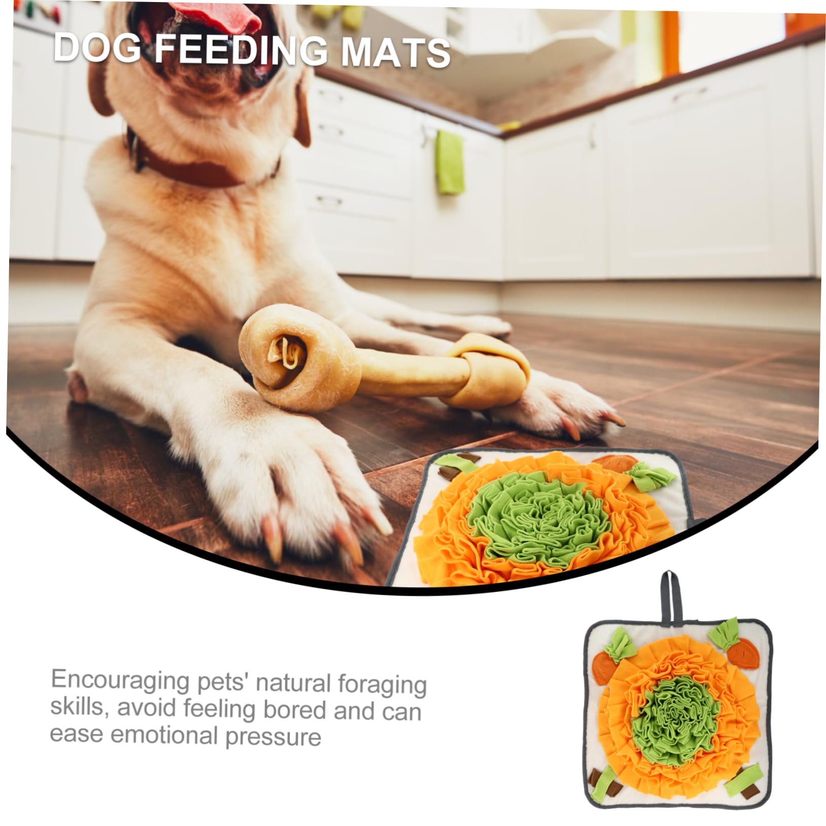 Beaupretty Tapis De Fouille pour Chien Tapis Alimentation Lente Distributeur De Friandises pour Animaux