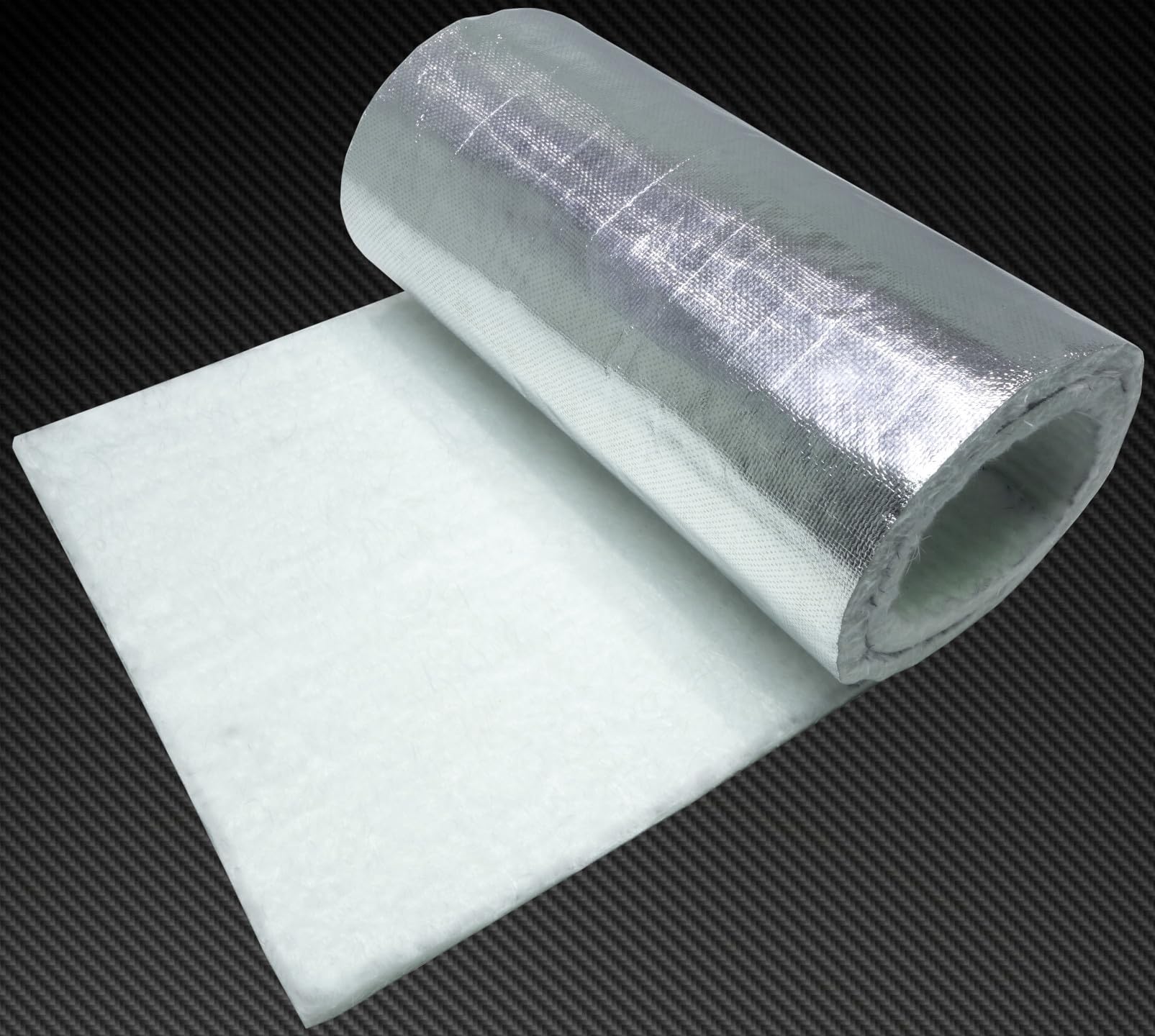 Hitzeschutzmatte 10mm Alu-Keramik 2,0m x 1,0m *** Turbo Auspuff Krümmer Isoliermatte Hitzeschutzfolie