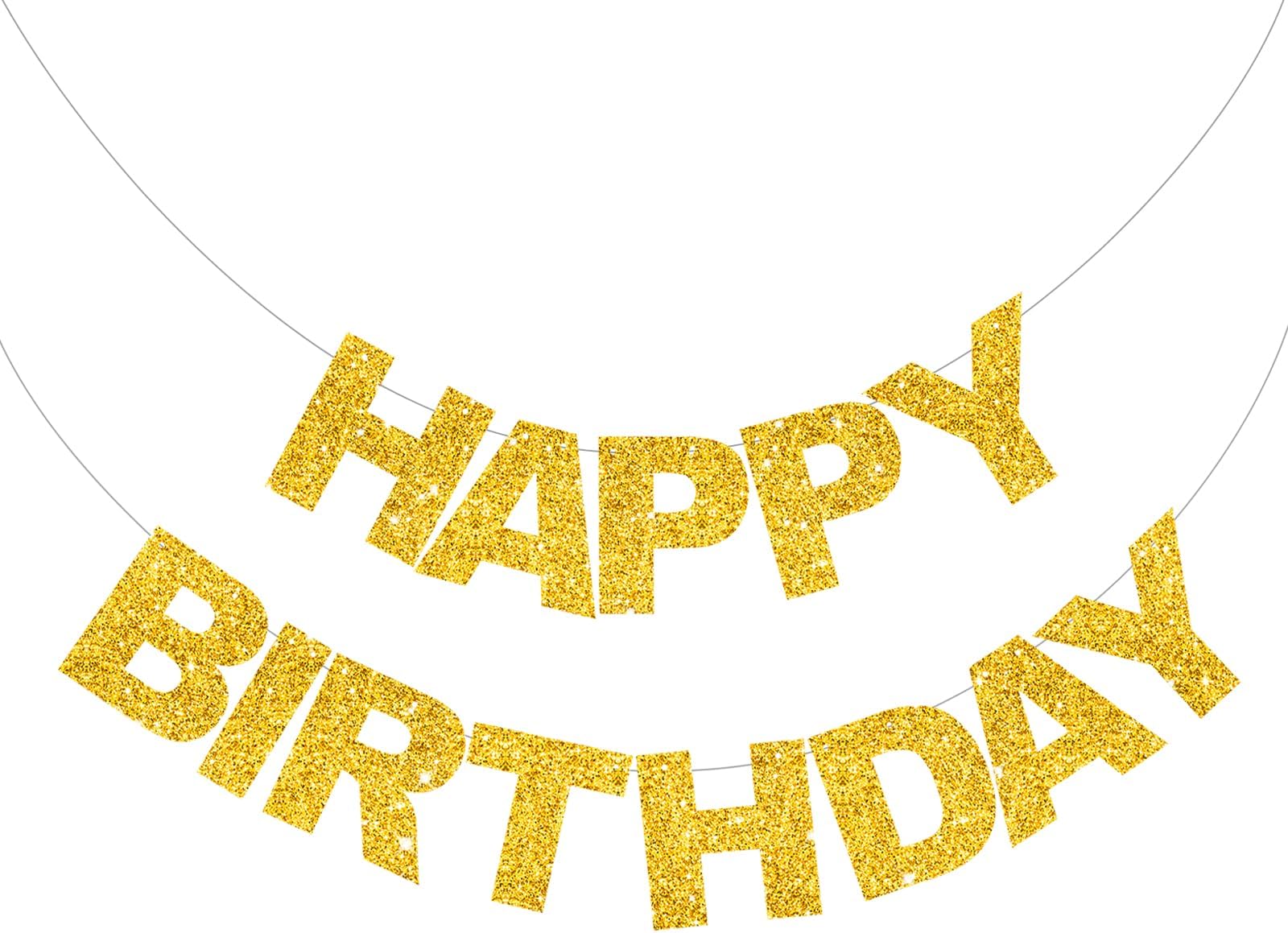 BEISHIDA Glitter Happy Engagement BannerNo DIY, Happy