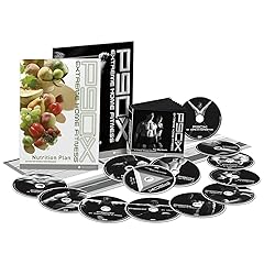 P90X DVD Workout Base Kit, Home Gym Bodyweight Exercise Program, No Workout Equipment Needed, Nutrition Guide Included, 12 Fitness DVDs