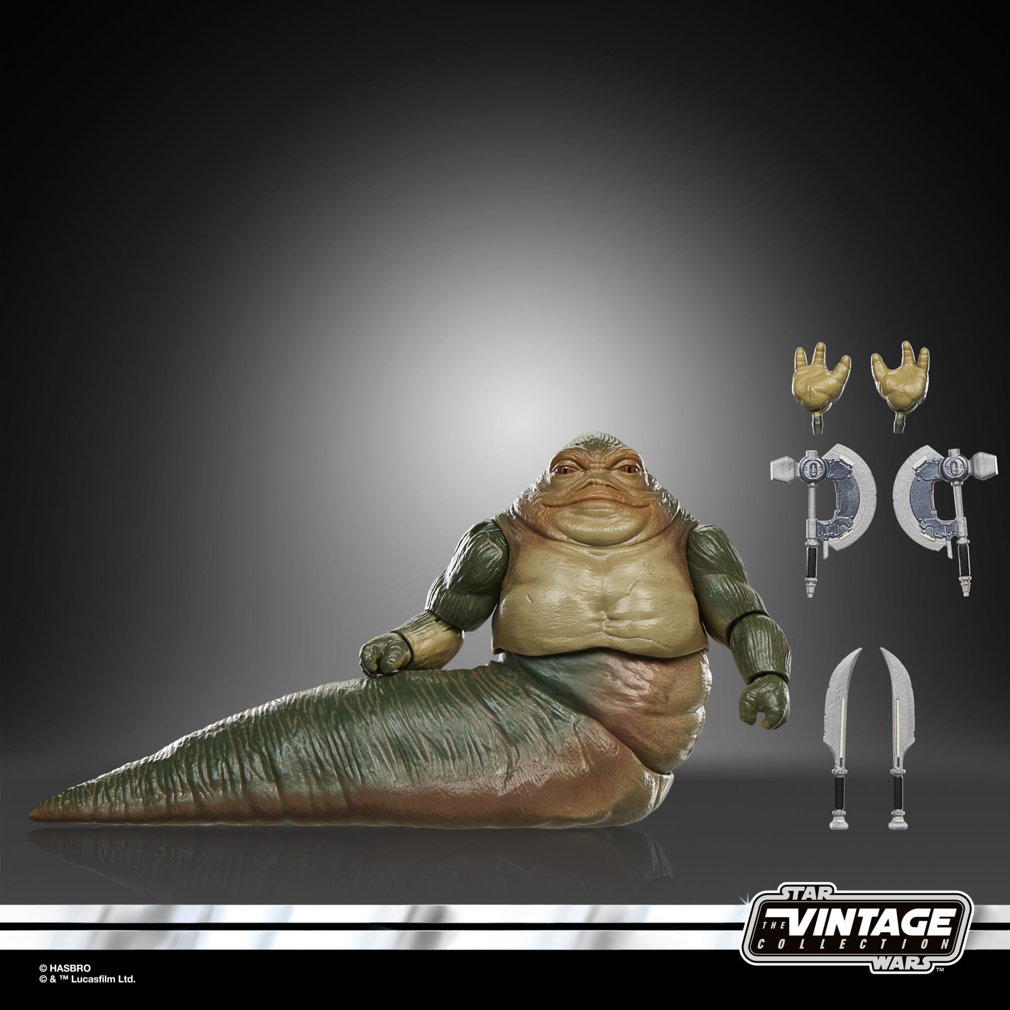 Star Wars The Vintage Collection Rotta der Hutte, The Mandalorian and Grogu Deluxe Premium Action-Figur zum Sammeln (9,5 cm)