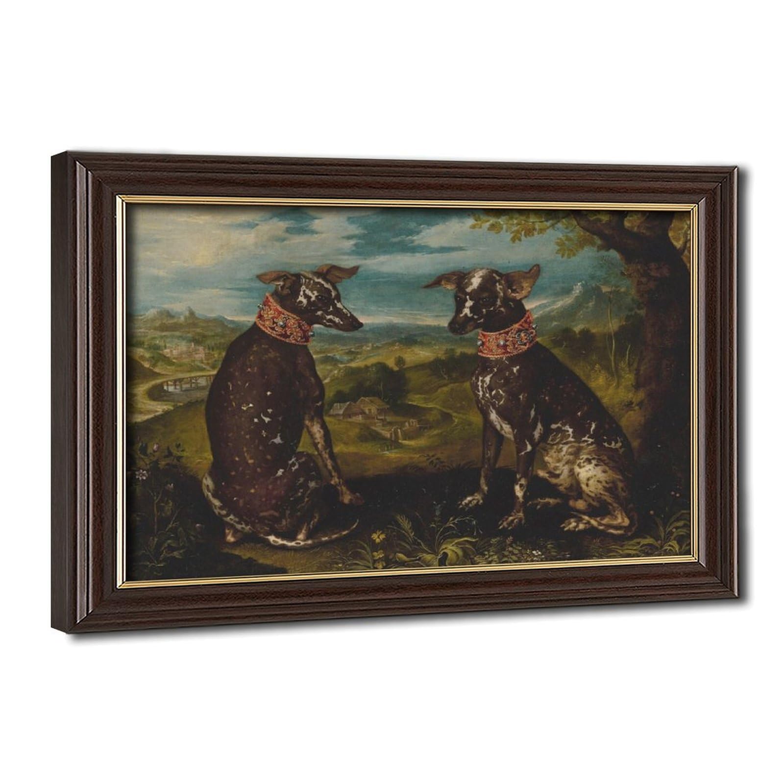 WCYB Xoloitzcuintli - Xolo Antique Dog Painting Vintage Animal Art Mexican Hairless Prints Posters Canvas Deco Paintings Wall Art For Office Living Room Ha