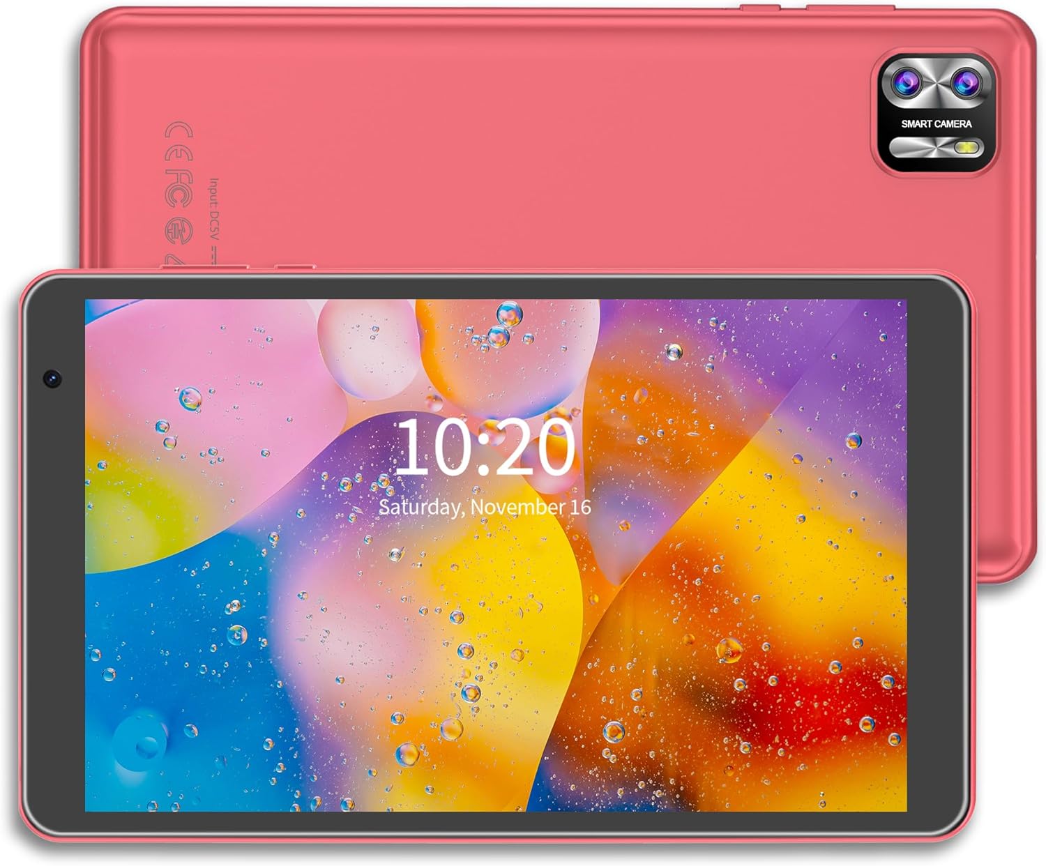 8 inch Tablet Android 13 Tablets,Quad-Core Tablet PC,8GB RAM+64GB ROM,5000mAh Battery, 2+8MP Dual Cameras, Bluetooth, 2.4G/5G WiFi Tablets(Pink) 8 inch Tablet Android 13 Tablets,Quad-Core Tablet PC,8GB RAM+64GB ROM,5000mAh Battery, 2+8MP Dual Cameras, Bluetooth, 2.4G/5G WiFi Tablets(Pink)