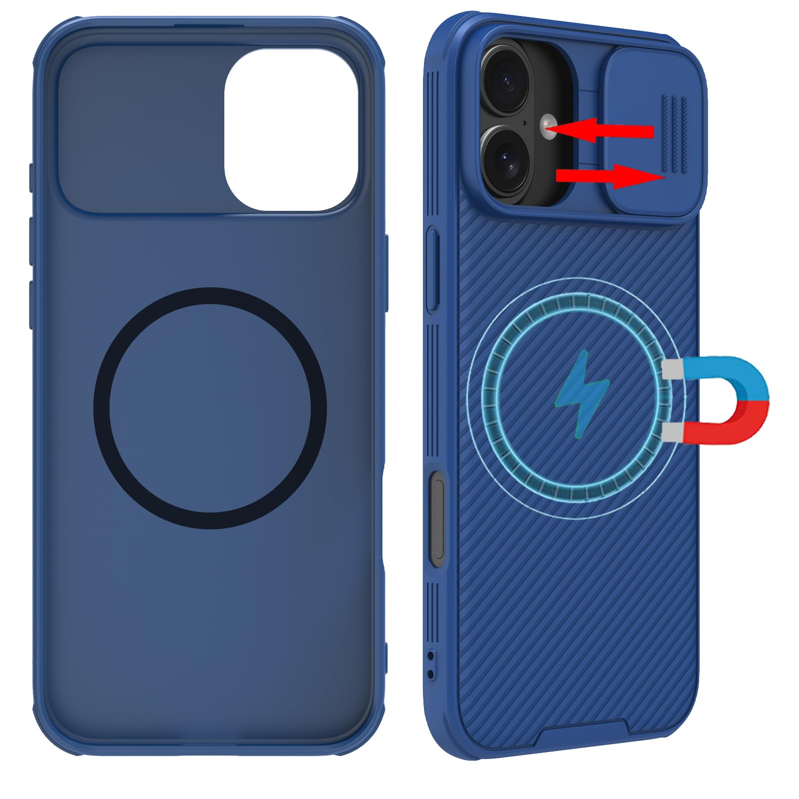 Amazon.co.jp: teroxa iPhone 16用 ケース マグネット付き