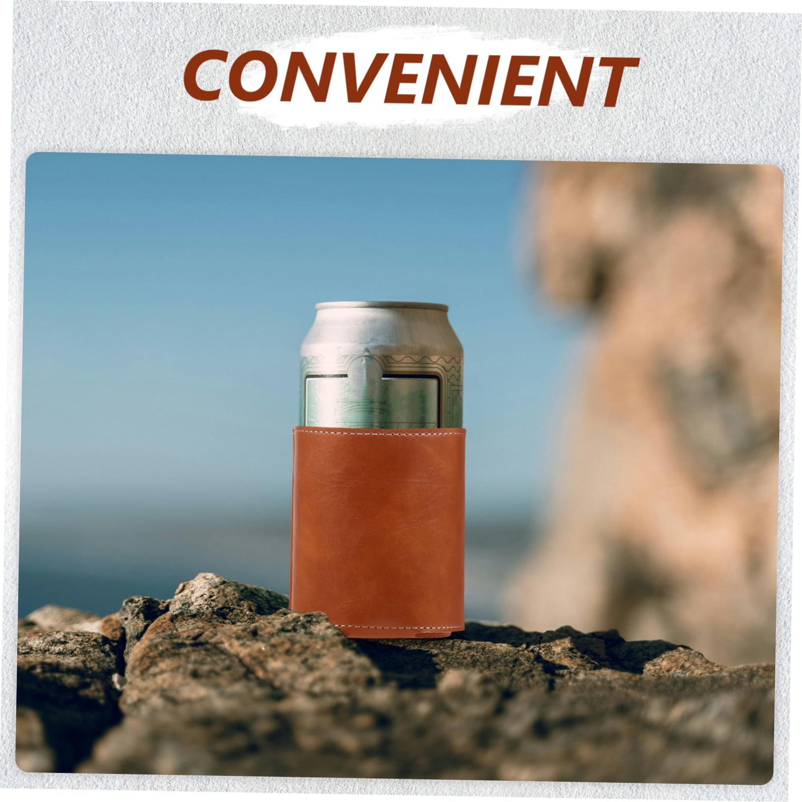 MAGICLULU 4 Sätze Flaschenhülle Aus Leder Spender Espressotassen Dosenöffner Thermobecher Taubenflasche Bier Wasserflaschen Schnapsgläser Weingläser Isolierflaschen Pu-leder 2 Stück * 4
