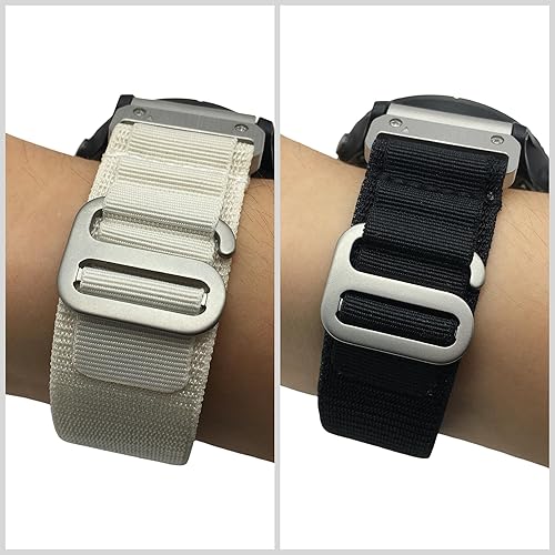 Miniatura 10 de QuickFit - Correa Alpine Loop de 1.024 in para Garmin Fenix 7X6X5X, correa de reloj de liberación rápida con hebilla de metal para reloj Garmin