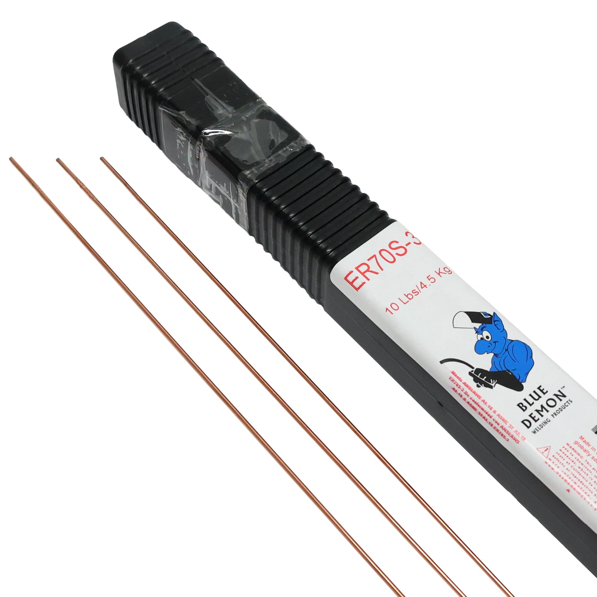 General Carbon Stl Tig Rod, 3/32x36x10lb