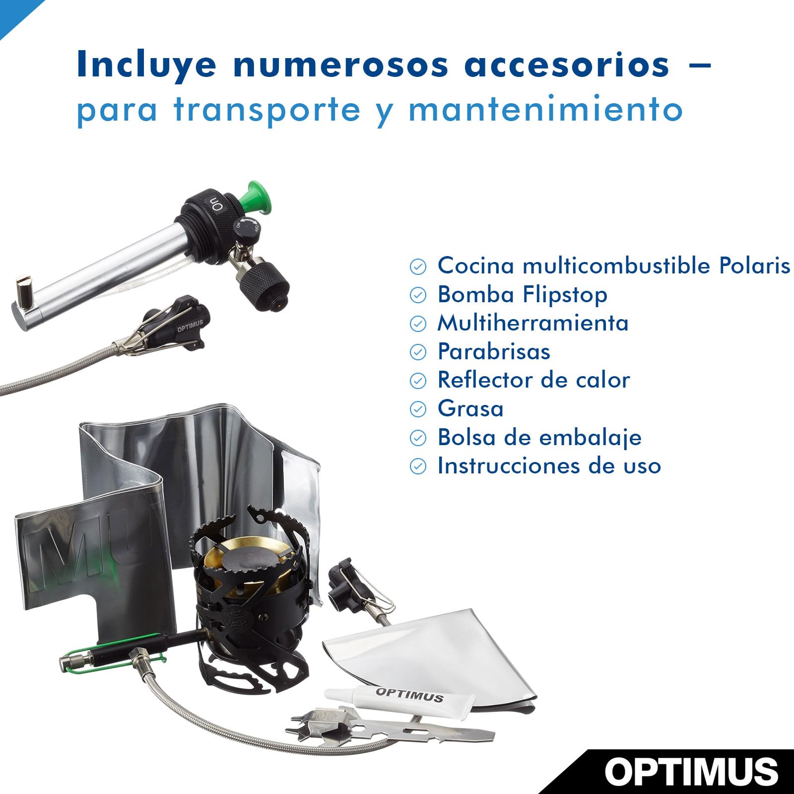 OPTIMUS Polaris Hornillo, Unisex Adulto