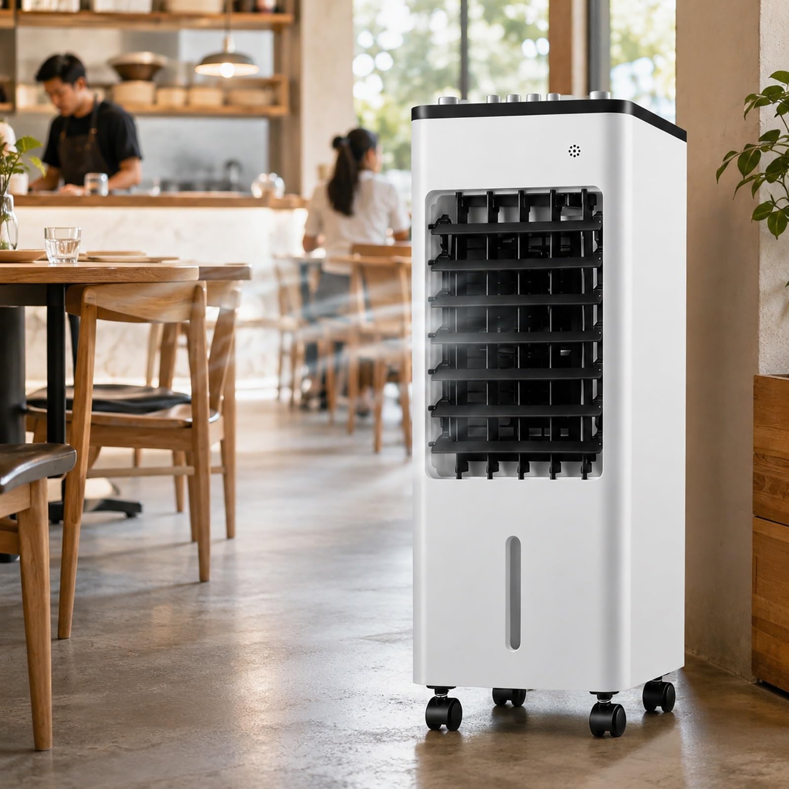 Portable Evaporative Air Cooler, Movable Swamp Cooler