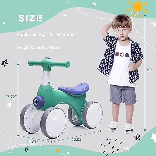 Miniatura 6 de Bicicleta de equilibrio para bebés y niños pequeños con máquina de burbujas para niños de 1 año, bicicleta de equilibrio de 4 ruedas con fabricante
