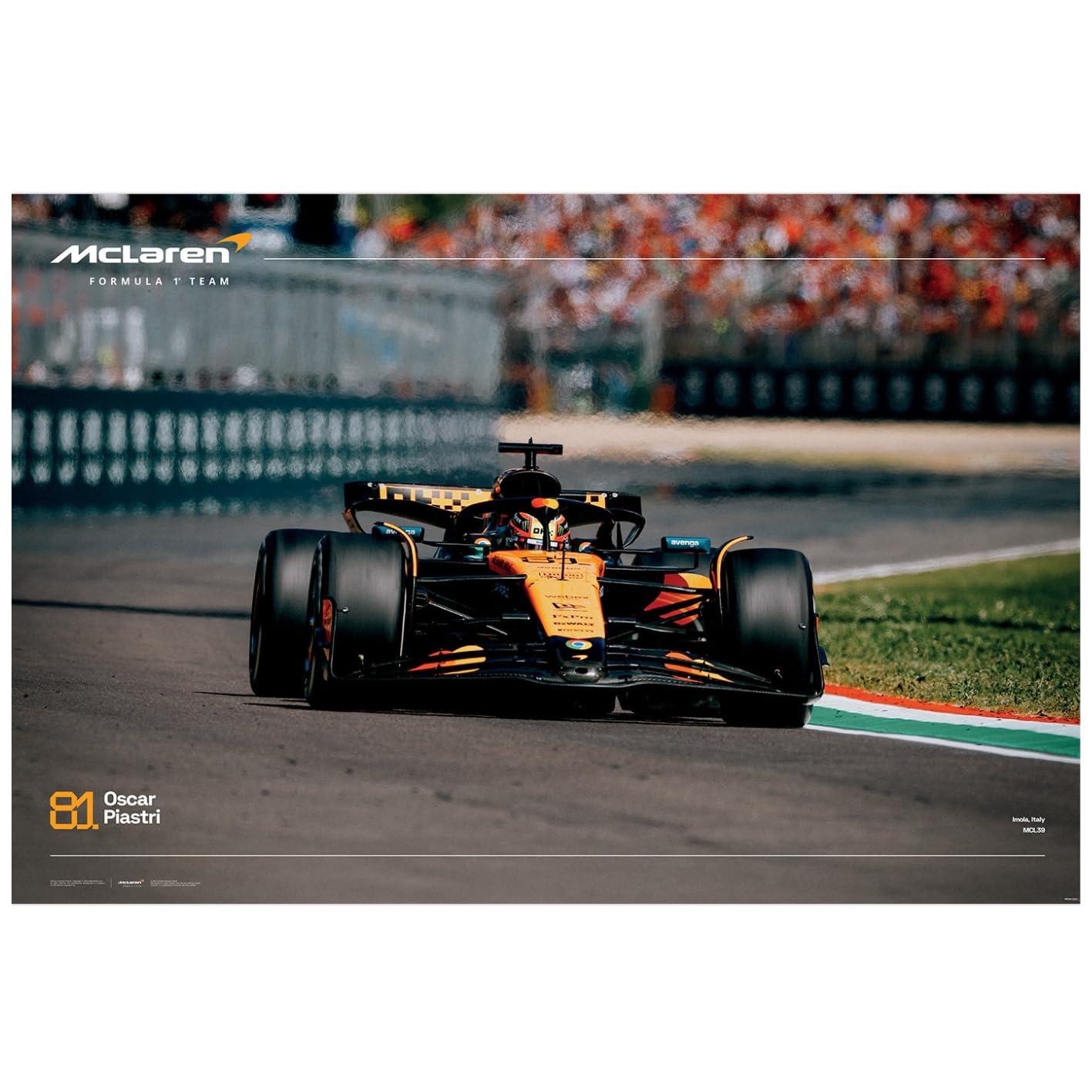 F1 Oscar Piastri Imola Maxi Poster