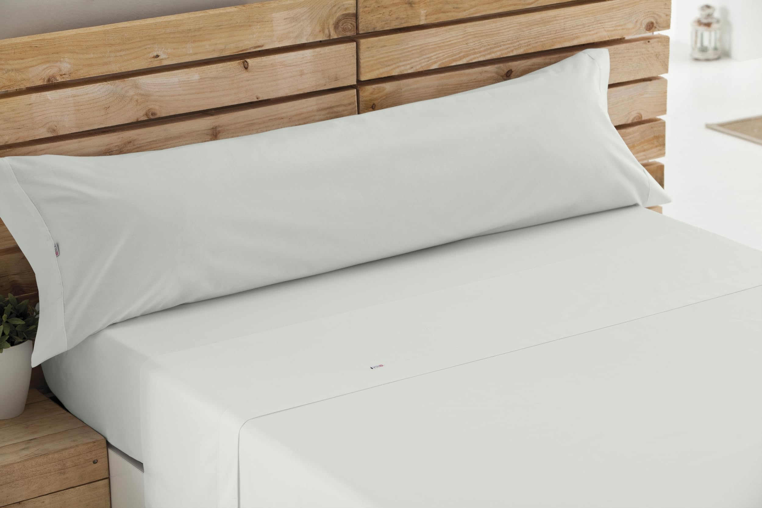 Juego de sábanas color hueso Cama de 90 (3 piezas) - 100% algodón - 200 hilos
