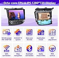 Vista 3 de Para Honda Accord 7th 2003 2004 2005 2006 2007 Android Car Radio Stereo Compatible con Android Auto Wireless Carplay 8core 1280X720 Pantalla táctil