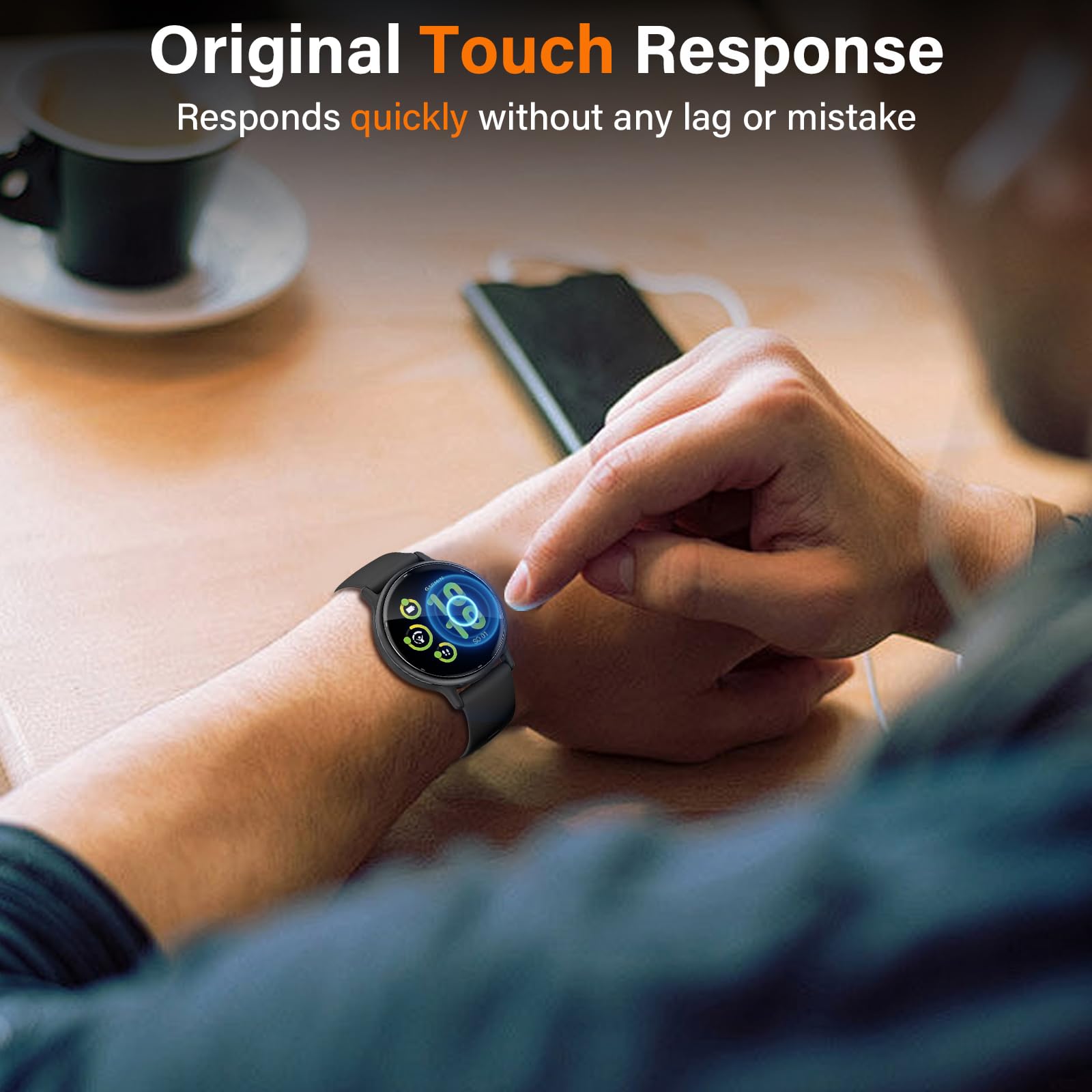 Anoowkoa TPU Displayschutzfolie Für Garmin Vívoactive 6/5 - 4 Stück 9H Härte