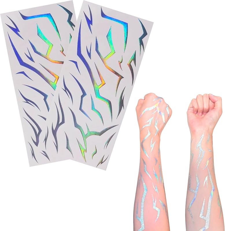 50 Counts K-Style Demon Mark Tattoos for Theme Party Decorations