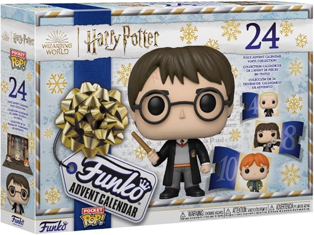 Funko POP Christmas Advent Calendar 2022: Harry Potter With 24 Days of Surprise Pocket POP! Figurine Toys Ideal Holiday Xmas Surprise Gift for Girls, Boys and Kids 61984