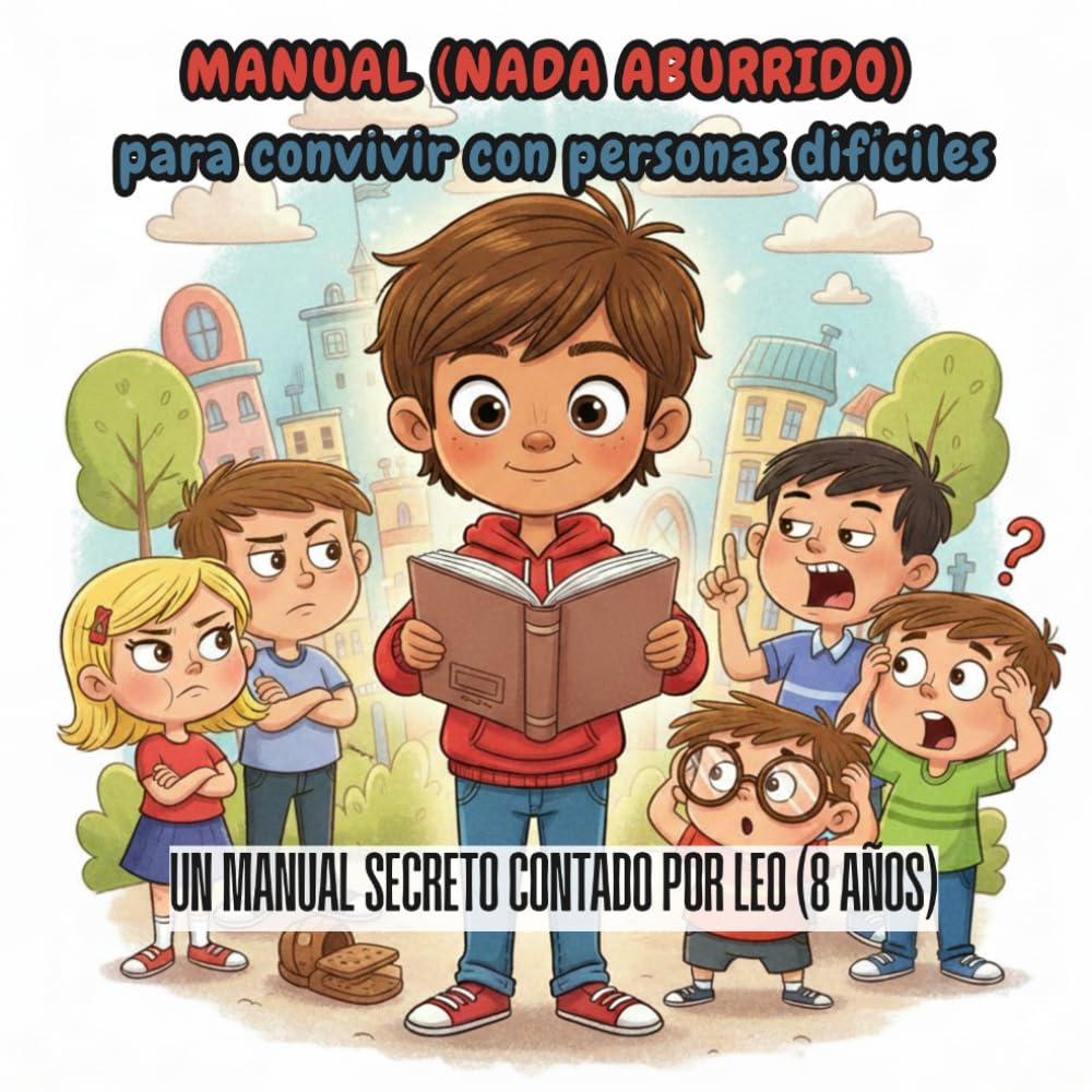 Manual (nada aburrido) para convivir con personas difíciles: Un manual secreto contado por Leo (8 años)