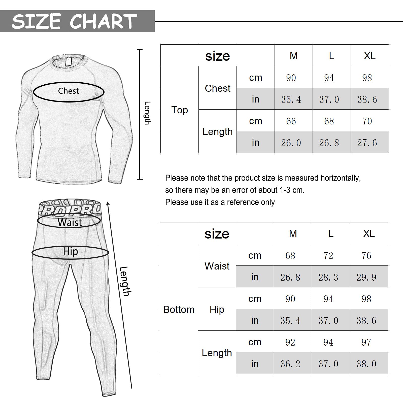 Set di biancheria intima termica da uomo a maniche lunghe con collo alto e pantaloni lunghi per allenamento, sci, corsa, escursionismo