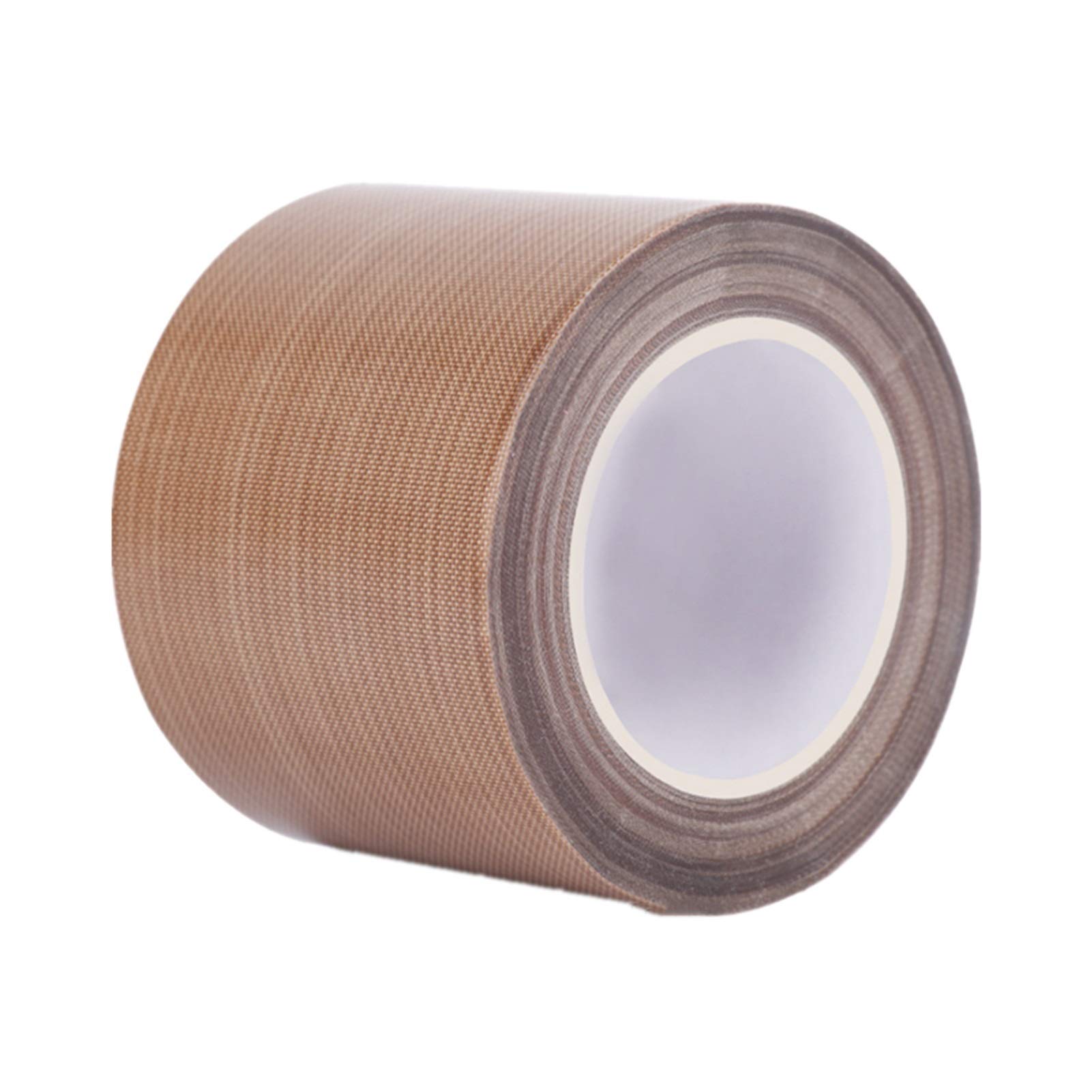Junmin 2 Pack High Temperature Tapes Teflon Self-Adhesive Tapes Vacuum Machine Sealer Tape For Vacuum Hand Impulse Sealers, Heat Resistant Up To 300 ℃ (10M / 32.8Ft) (Size : Width 50Mm)