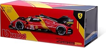 Amazon.com: Bburago - Ferrari Deluxe - 499P LMH 2023#51 Pole