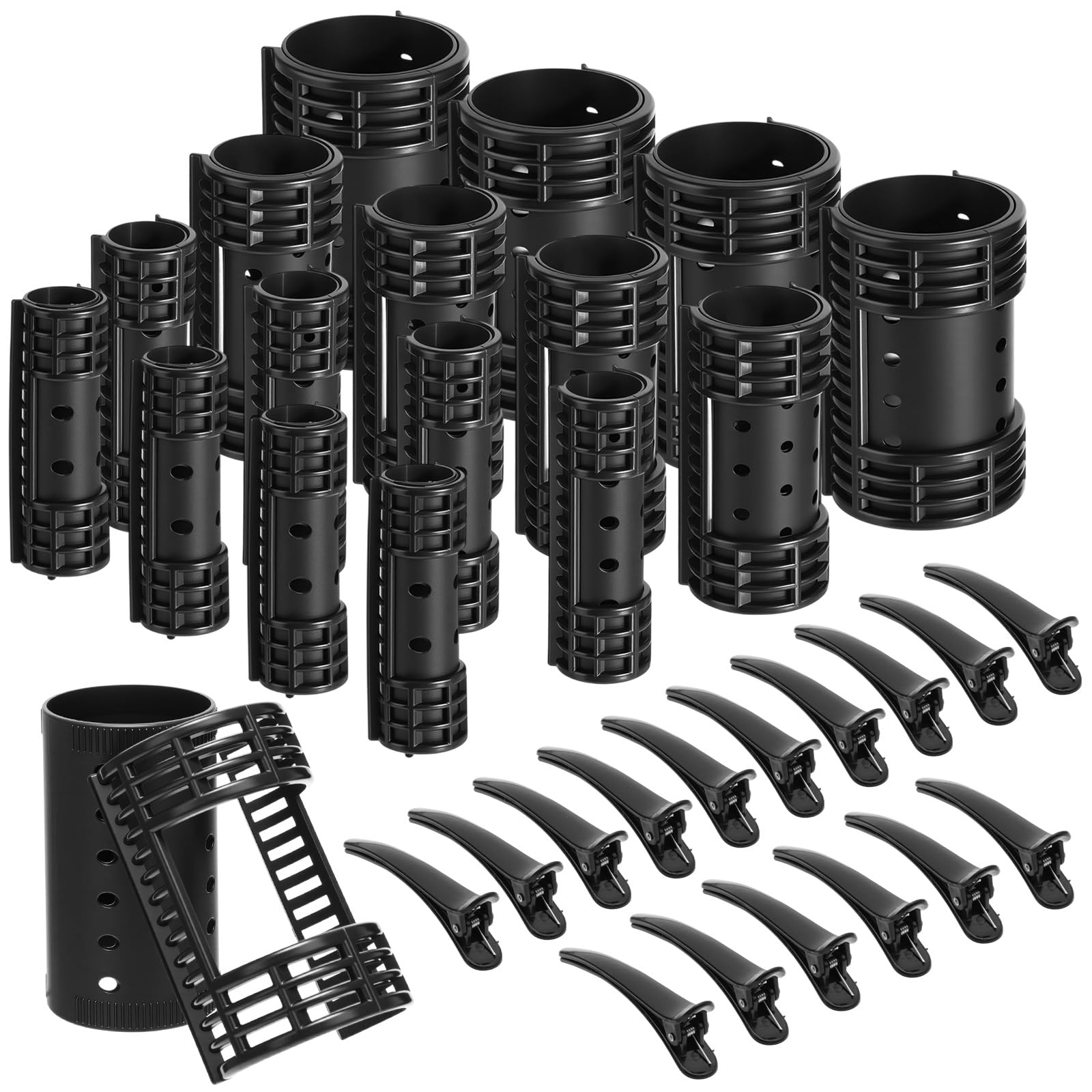 WILLBOND 65 Piece Magnetic Hair Rollers Set