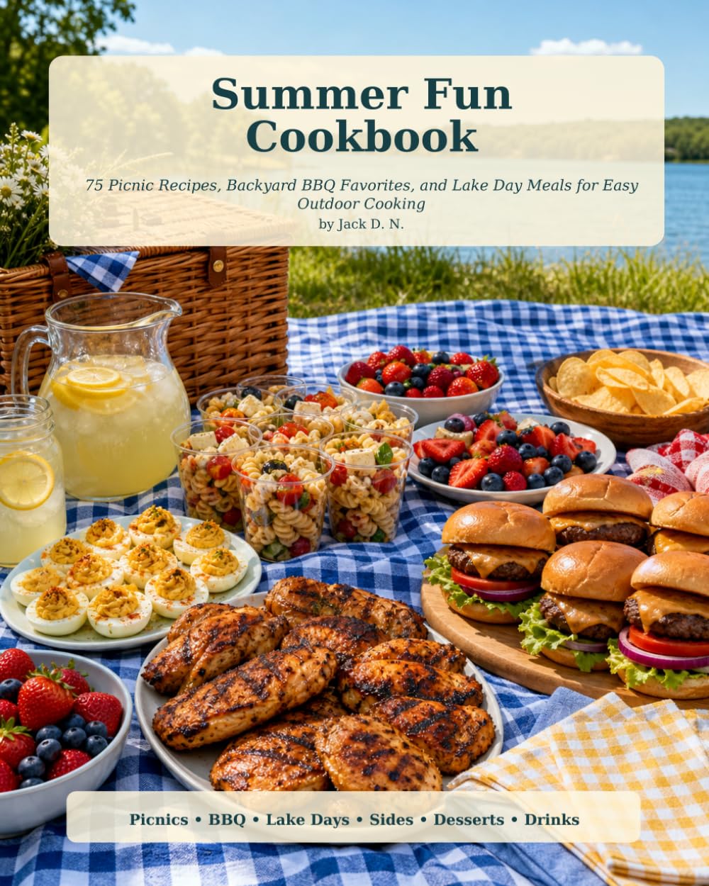 Summer Fun Cookbook: 75 Picnic Recipes, Backyard BBQ Favorites, and Lake Day Meals for Easy Outdoor Cooking