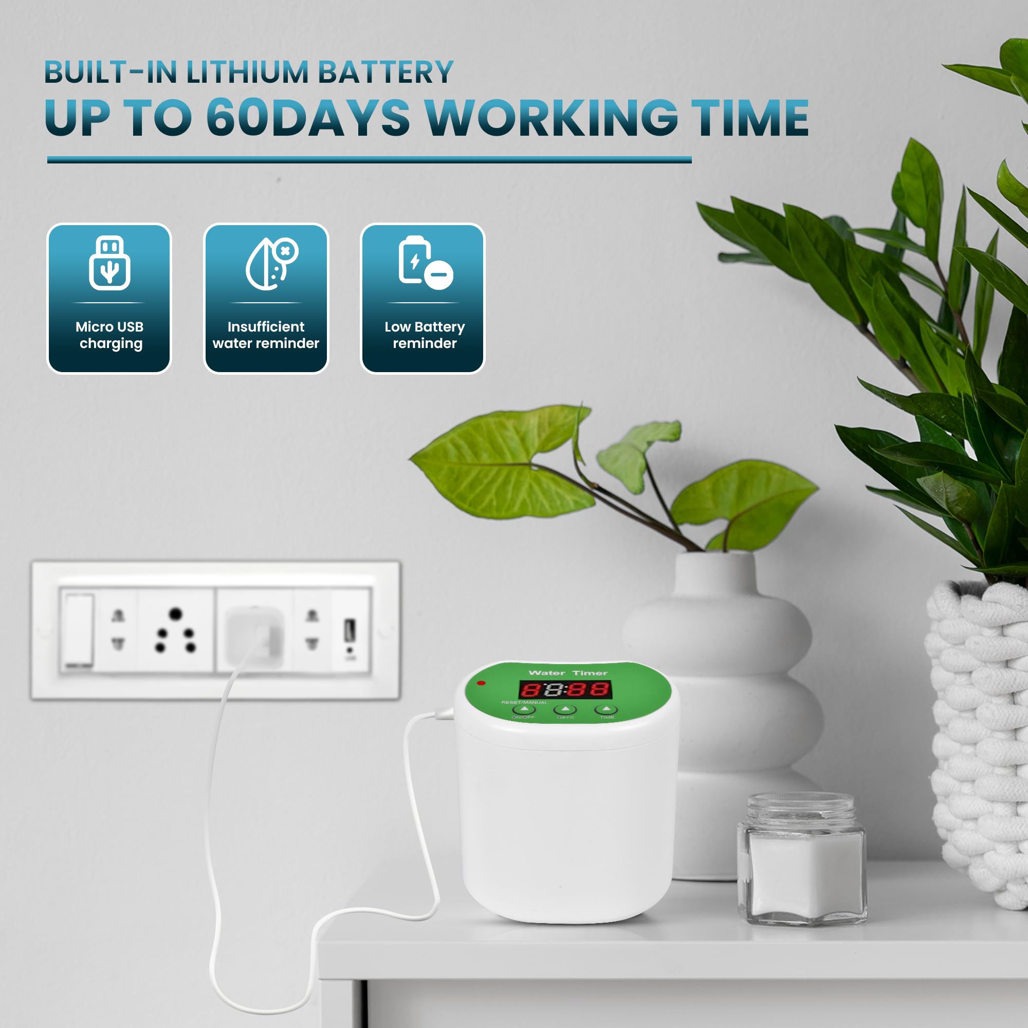 Automatic Plant Watering System - 12 Plant Drip Kit -2