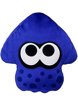 Amazon.co.jp: Splatoon2クッション イカ(ブライトブルー