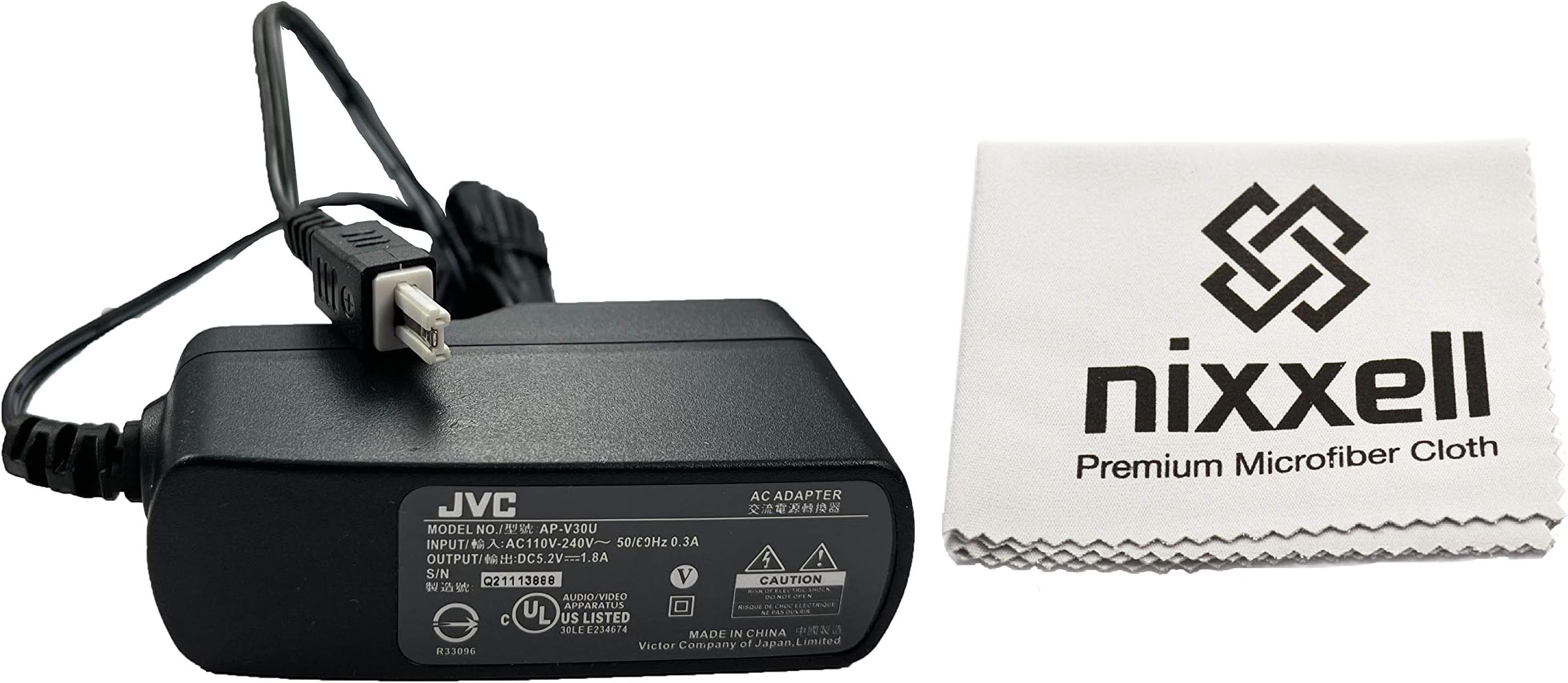 JVCAP-V30U LY37323-001 AC Power Adapter/Charger for Select Everio Camcorders (See Description)